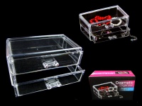 AKRYL szkatułka, organizer z szufladkami 18,5x10x9 cm