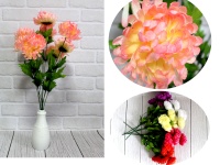 Bukiet CHRYZANTEMA 9 kwiatów (wys. 55 cm, kwiat 11 cm) mix kolor