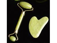 Jade Roller - masażer do twarzy + kamień z jadeitu