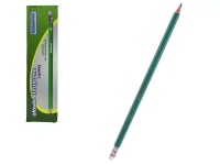 Ołówek elastyczny, bezdrzewny ZIELONY z gumką 19 cm - 1 szt