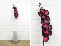 Storczyk 3D łodyga 90 cm 8 kwiatów 10 cm - BORDOWY #33