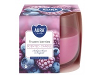 AURA Świeca zapachowa w szkle 7x7 cm MROŻONE JAGODY