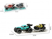 Auto laweta, dwa samochodziki+laweta 33x9x10 cm