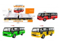 Autobus EXPRESS (światło, dźwięk, napęd) 18x6x7 cm - 1 szt