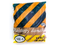 AWE Rajstopy elastil 20 DEN w woreczku XXL-5 duży klin tył 2x - beż safari