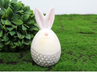 b Figurka ceramiczna ZAJĄC 14 cm