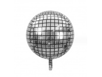 Balon KULA DISCO 55 cm SREBRNA