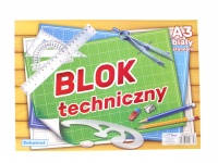 Blok techniczny A3 BIAŁY STANDARD - 1 szt 