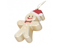 Bombka, zawieszka plastikowa CIASTEK 12x8x2,5 cm - 1 szt