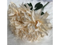 Bukiet CHRYZANTEMA 7 łodyg i 7 kwiatów (12 cm) SZAMPAŃSKA 45 cm