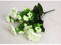 Bukiet CHRYZANTEMA drobna wys. 35 cm, 7 łodyg (21 kwiatów 6-3 cm) BIAŁA