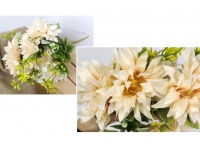 Bukiet DALIA wys. 45 (6 główek 14 cm) ECRU