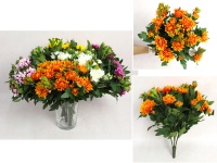Bukiet CHRYZNTEMA wys. 40 cm, 10 łodyg (kwiat 8-6 cm + pąki) - mix kolor