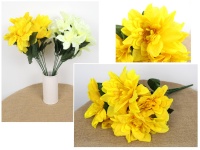 Bukiet DALIA 7 łodyg, wys. 58 cm (kwiat 19x7 cm) mix kolor