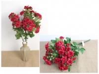 Bukiet GARDENIA wys. 55 cm, 18 łodyg (kwiat 4x1,5 cm) CZERWONA