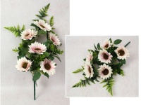 Bukiet GERBERA wys. 48 cm, 9 łodyg (6 kwiatów 9x2,5 cm) RÓŻOWA