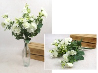 Bukiet GOŹDZIK wys. 43 cm, 9 łodyg (kwiat 6-4 cm) BIAŁY