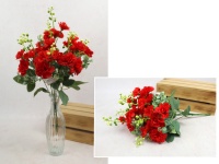 Bukiet GOŹDZIK wys. 43 cm, 9 łodyg (kwiat 6-4 cm) CZERWONY