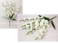Bukiet GOŹDZIK wys. 67 cm, 5 łodyg (kwiat 5,5-4 cm) BIAŁY