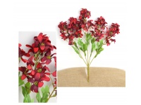 Bukiet HIACYNT 50 cm, 5 łodyg (kwiat 6x2 cm) CZERWONY