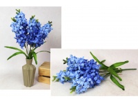 Bukiet HIACYNT wys. 55 cm  5 łodyg (5 kwiatów 20 cm) NIEBIESKI