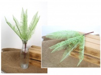 Bukiet liści bielony PIÓRO 7 łodyg wys. 35 cm