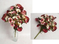 Bukiet MARGARETKA wys. 45 cm, 12 łodyg (kwiat 7-5 cm) RÓŻOWO-ECRU