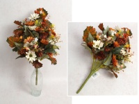 Bukiet MARGARETKA wys. 45 cm, 12 łodyg (kwiat 7-5 cm) POMARAŃCZOWO-ECRU