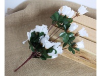 Bukiet RÓŻA wys. 35 cm 7 łodyg (21 kwiatów 4 cm) BIAŁA