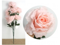 Bukiet RÓŻA wys. 75 cm (7 kwiatów 15 cm) RÓŻOWA