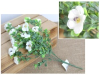 Bukiet STEWARTIA wys. 33 cm, 5 łodyg (kwiat 3x1 cm) BIAŁY