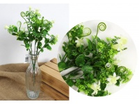 Bukiet sztuczny drobne kwiatki z zawijasem 32 cm 7 łodyg