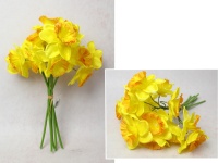 Bukiet ŻONKIL pęczek wys. 35 cm, 5 łodyg (15 kwiatów 9x4 cm) ŻÓŁTY