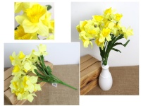 z Bukiet ŻONKIL wys. 43 cm, 7 łodyg (kwiat 7x3,5 cm) - ŻÓŁTY