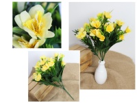 z Bukiet ŻONKIL wys. 45 cm, 11 łodyg (kwiat 5,5x4 cm) - ŻÓŁTY