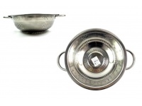 Cedzak, durszlak stalowy z uchwytami 21x7,5 cm