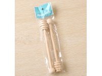 Czerpak, nabierak do miodu drewniany 16 cm -  kpl 2 szt