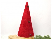 Dekoracja CHOINKA 44x15 cm CZERWONA