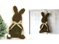Dekoracja mech, gałązki zawieszka ZAJĄC 49x28x3 cm