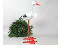 Dekoracja metalowa BOCIAN 50x25x10 cm