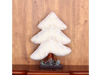 Dekoracja świąteczna CHOINKA materiałowa stojąca 43x32 cm