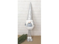 Dekoracja świąteczna SKRZAT 90 cm - SZARY