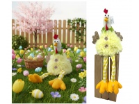 Dekoracja wielkanocna KUCZAK ze zwisającymi nogami 47x23x12 cm