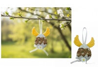 Dekoracja zawieszka wielkanocna JAJKO 13x9,5 cm