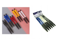 Długopisy z niebieskim wkładem kpl 6 szt