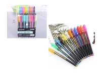 Długopisy żelowe KOLOROWE - COLOR PEN - 24 kolory MEGA ZESTAW HG6107-24