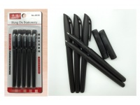 Długopisy żelowe z czarnym wkładem 0,5 mm - kpl 5 szt na blistrze