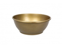 Doniczka DELIKATNY WZÓR 19x8 cm - Złota