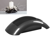 Doniczka do kompozycji FOCUS średni 22x17 cm - GRAFIT