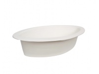 Doniczka ŁÓDKA ŚREDNIA 25x14,5x6,5 cm - Biała